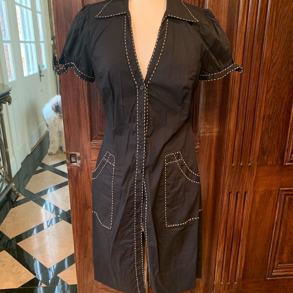 bcbg black stylish dress